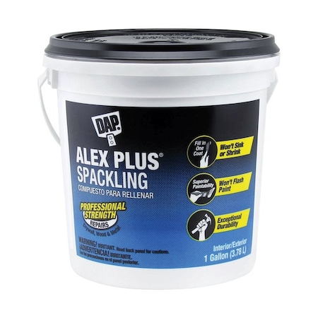 Dap DAP Alex Plus Ready to Use White Spackling Compound 1 gal 7079818747